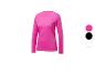 Roze longsleeve shirt voor dames, in verschillende kleuren verkrijgbaar.