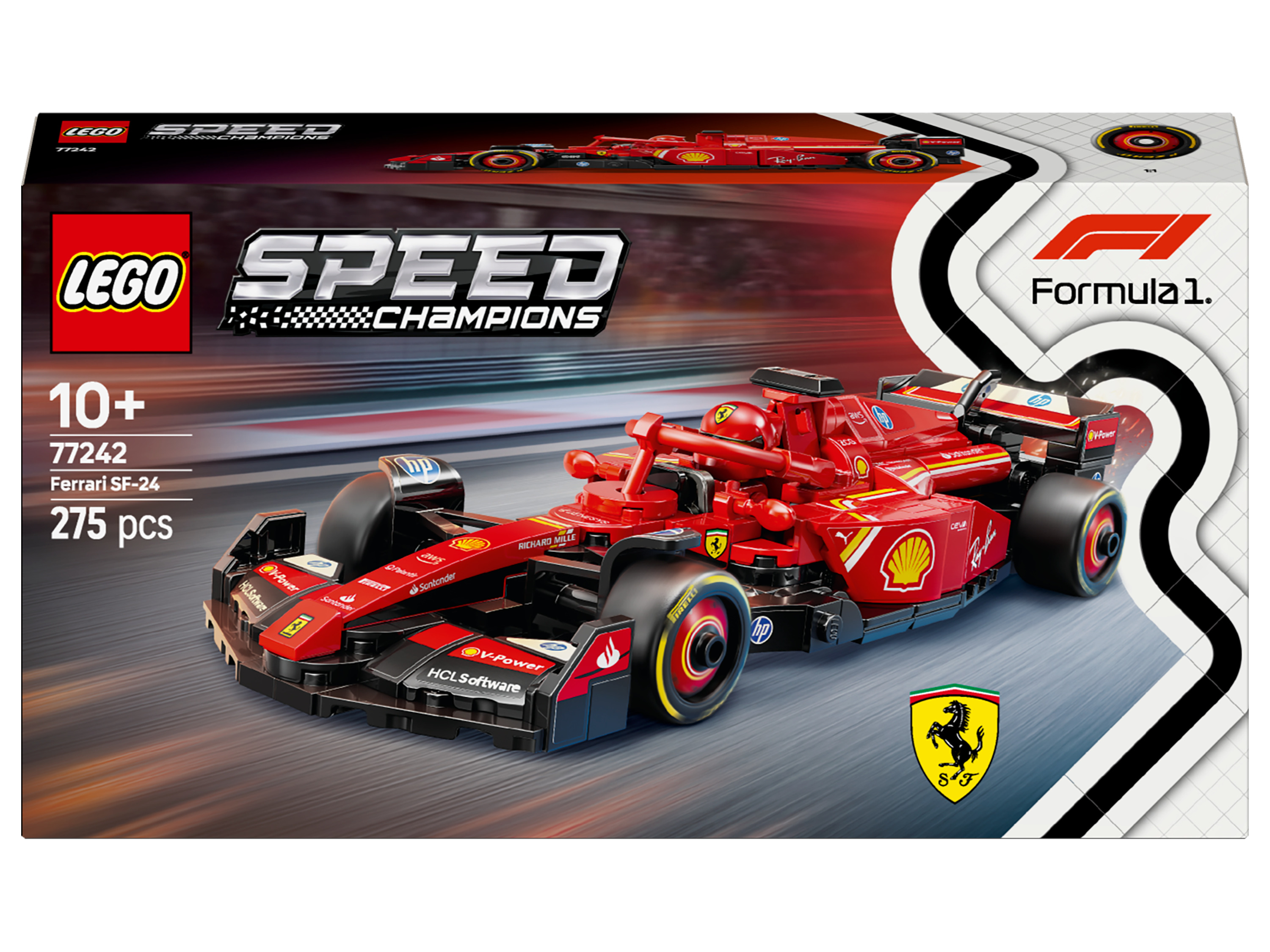 LEGO SPEED CHAMPIONS Ferrari SF-24 F1 racewagen 77242