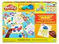 Play-Doh set met diverse kleuren, vormpjes en activiteitenkaarten om te matchen.