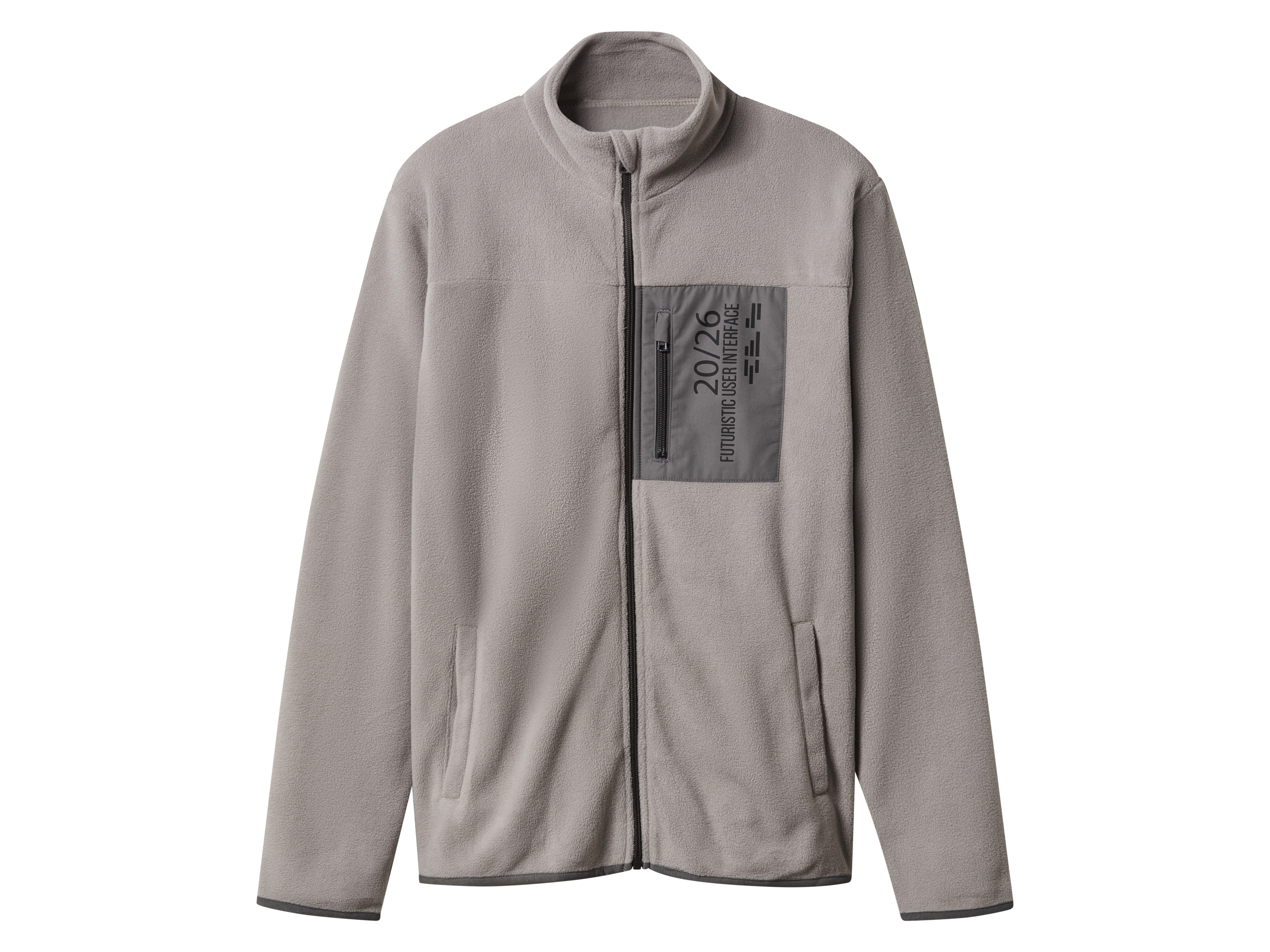 esmara Men Fleece heren vest (Grijs, L)