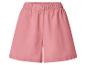 Roze dames short met elastische tailleband.
