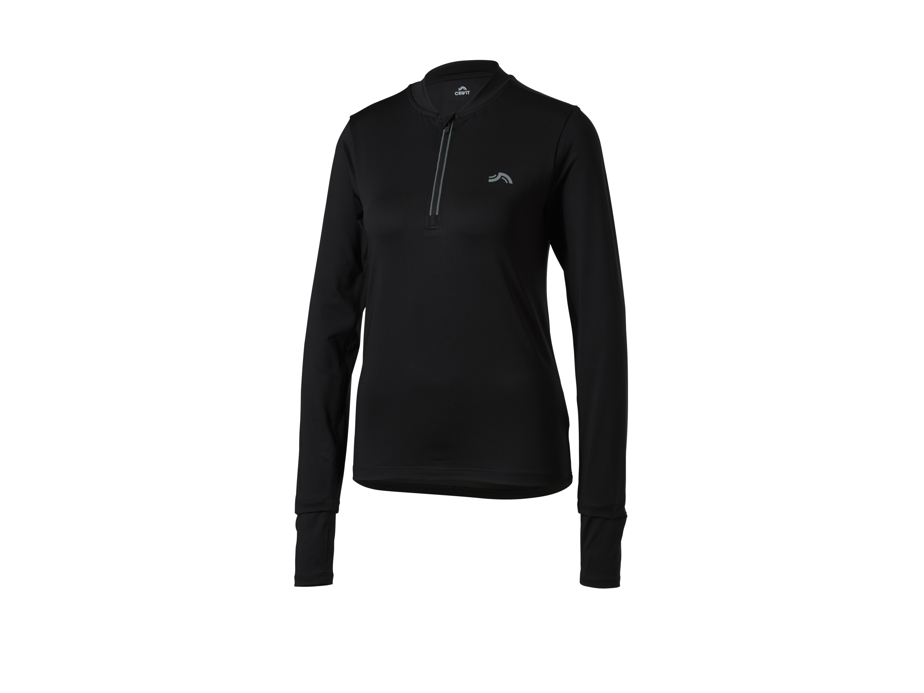 CRIVIT Dames sportshirt (Zwart, S (36/38))