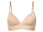 Beige bh, comfortabel en zonder beugels.