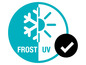 Frost- en UV-bescherming, goedgekeurd