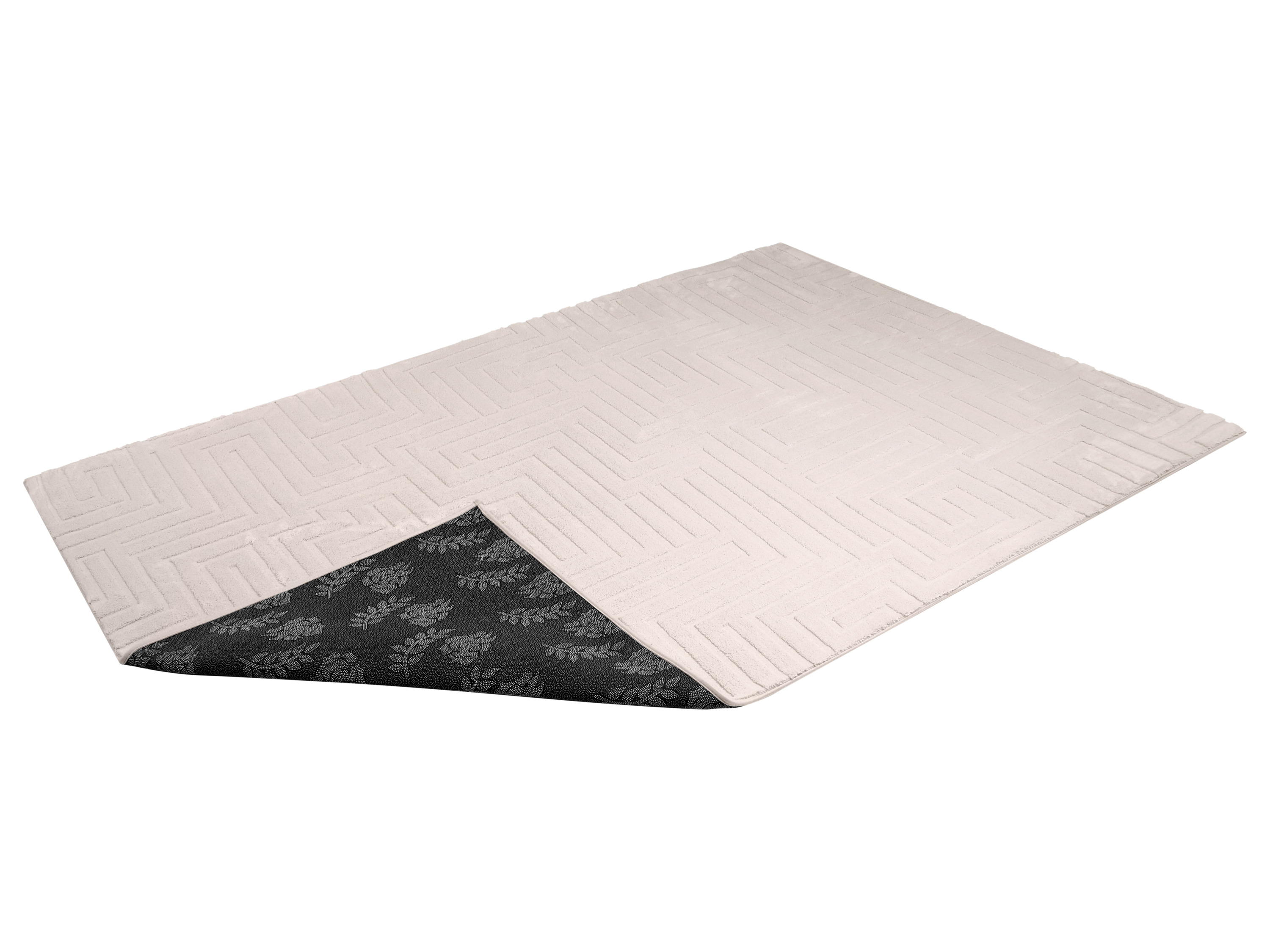 LIVARNO Vloerkleed, 230 x 160 cm, hoogpolig (Crème)