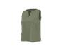 Groene mouwloze tuniek met V-hals