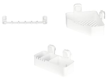 LIVARNO home Handdoekrek, hoekrek of douchemand met zuignap