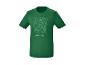 Groen T-shirt met een herhalend patroon van het woord 'PARKSIDE' en 'PARKSIDE' onderaan.