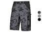 Parkside werkshorts, donkergrijze abstracte print.