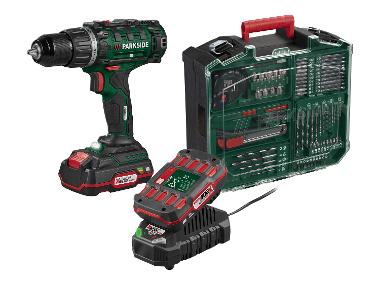 Lidl-shop PARKSIDE® Accu-schroefboormachine set 20 V met 2 Ah accu en 2,4 A lader aanbieding