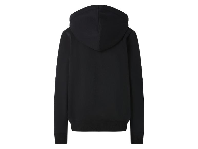 Zwarte hoodie, achterkant