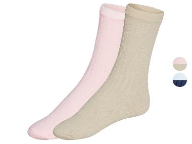 esmara® 2 paar dames huissokken