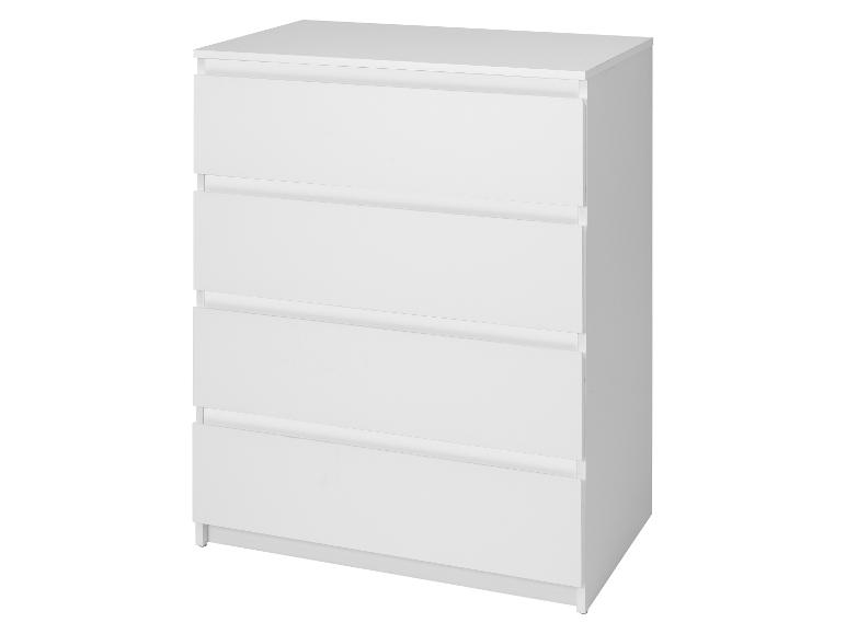 Witte ladekast met vier laden