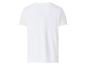 Wit T-shirt met korte mouwen, achterkant.