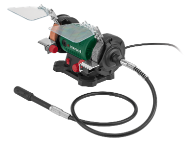 ® Dubbele slijpmachine met flexibele as