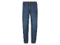 Donkerblauwe jeans joggers.