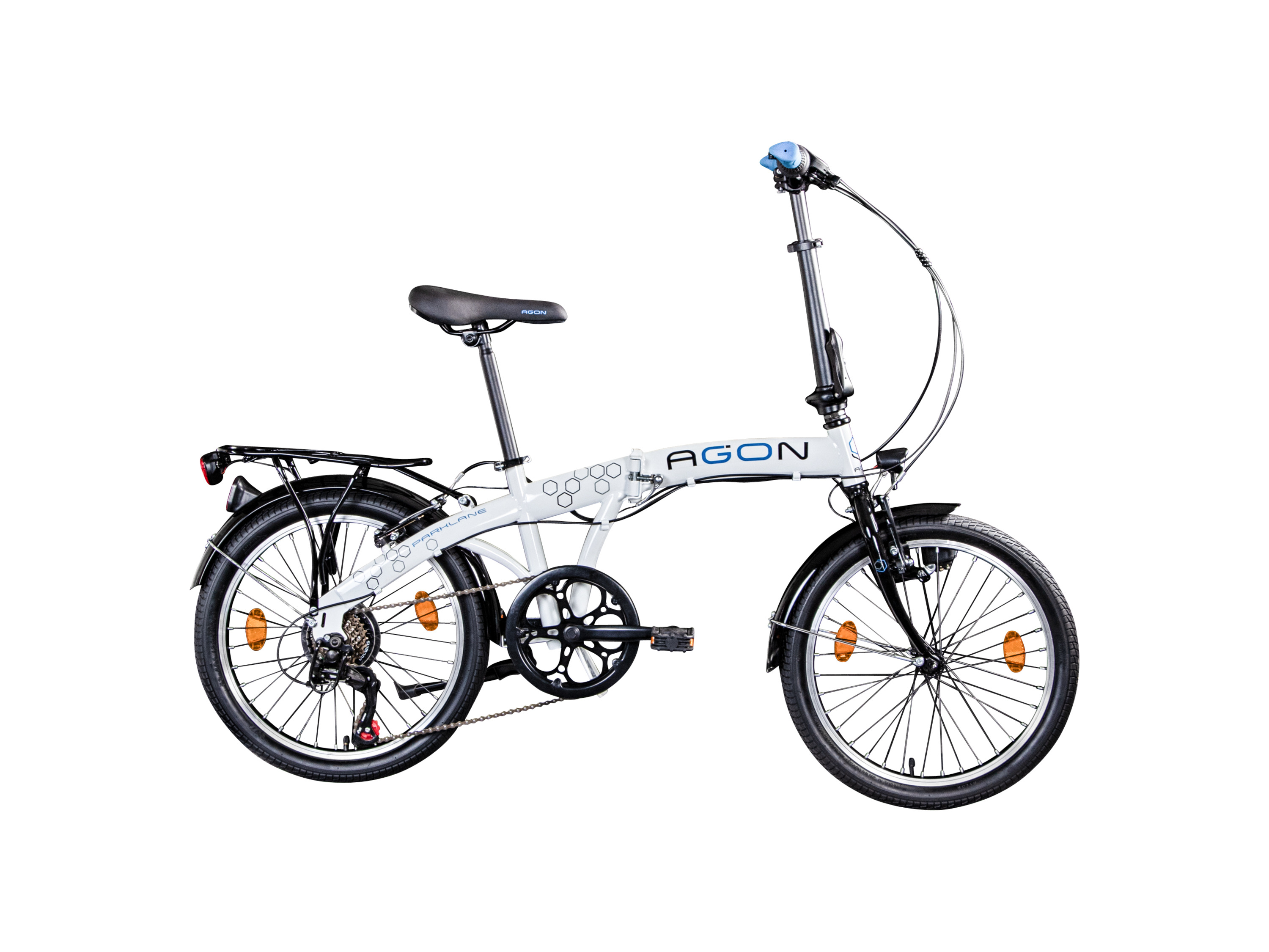 ZÜNDAPP Vouwfiets Parklane (Wit/blauw)