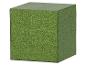 Groen, rechthoekig blok met een grasachtige textuur.