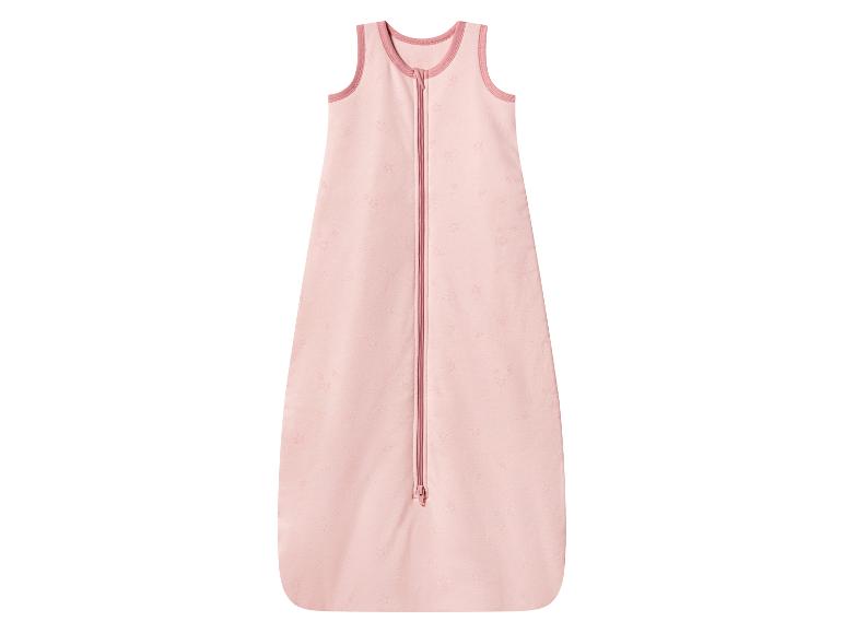 Roze babyslaapzak met sterren en rits