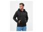 Zwarte Bench hoodie met rits voor heren met jeans
