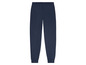 Donkerblauwe joggingbroek met elastische tailleband.