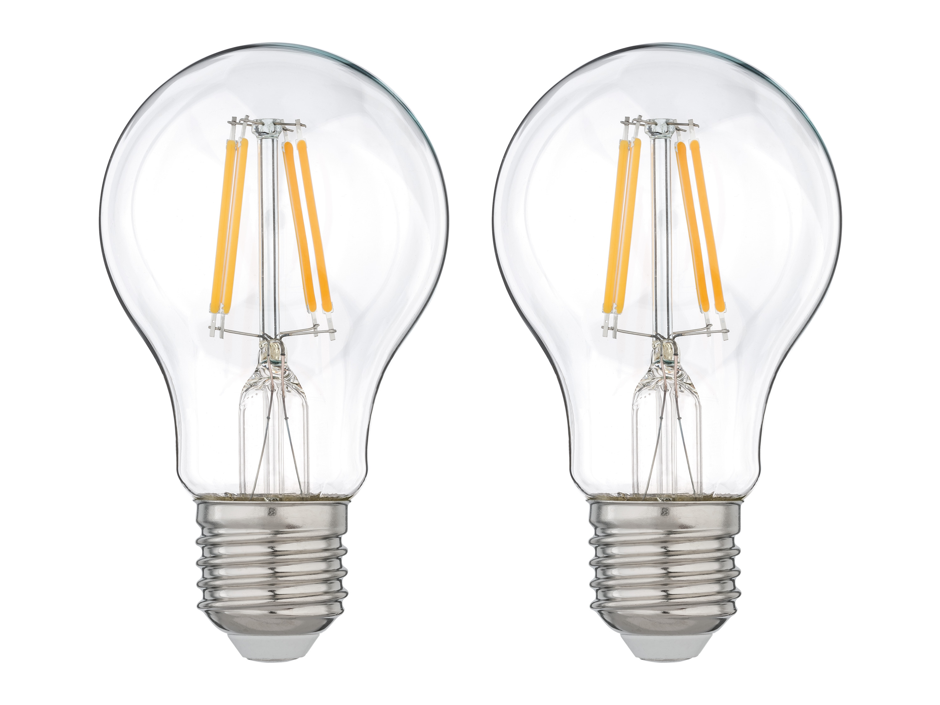 LIVARNO LED-filamentlampen (Kogel E27 4,2W, set van 2)