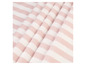 Witte en roze gestreepte stof.