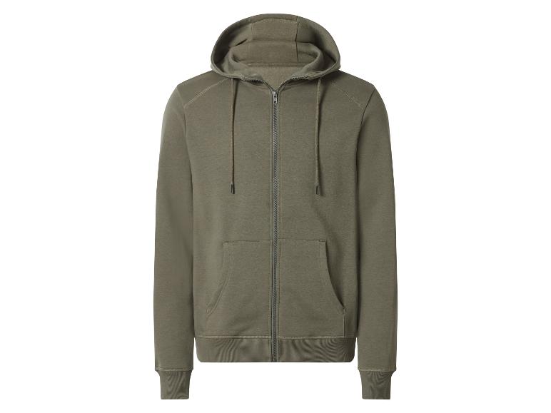 Groene hoodie met rits