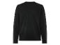 Zwart longsleeve T-shirt met ronde hals.