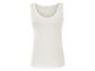 Witte, basic top zonder mouwen.