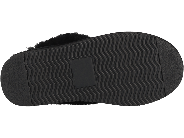 Pantoffelzool met golvend patroon en antisliptextuur.