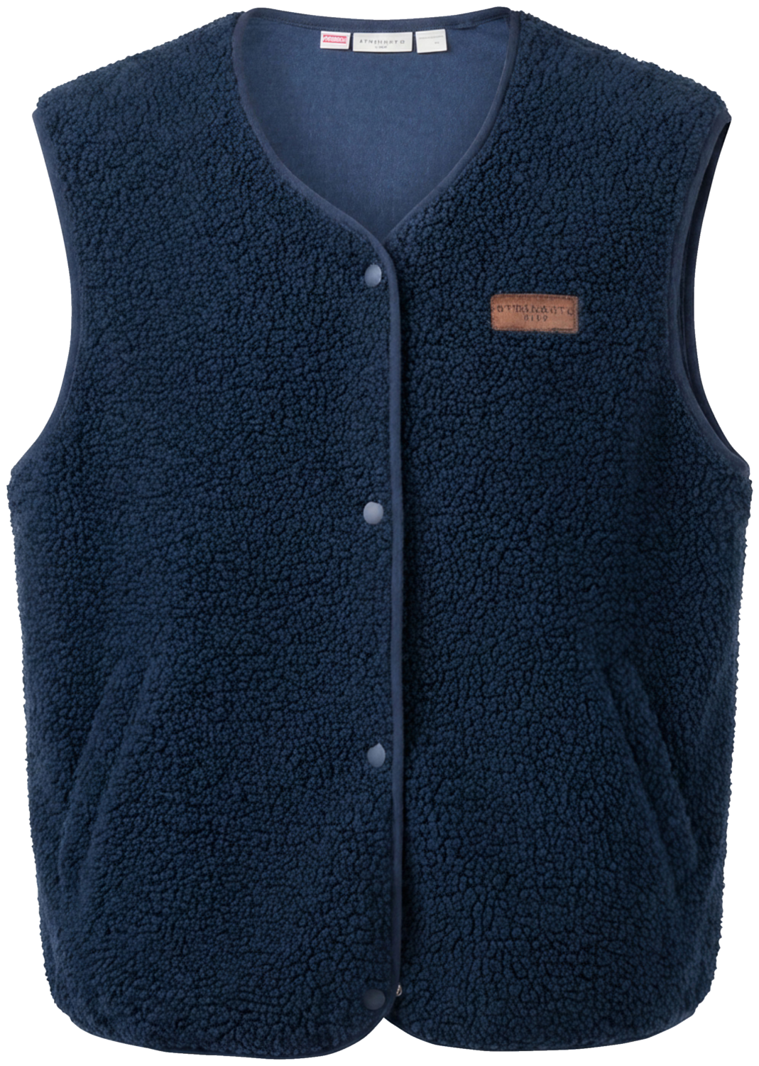 STRENESSE BLUE Dames sherpafleece gilet (Marineblauw, XL)