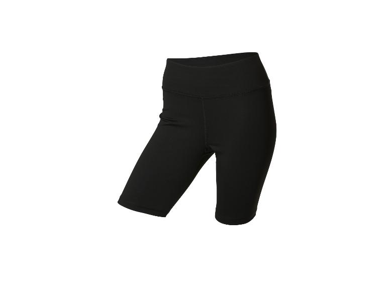 Zwarte high-waist sportshorts voor dames