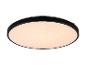 Ronde zwarte LED plafondlamp met sterreneffect