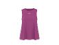Fuchsia dames sporttop met logo.