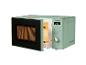 Mintgroene magnetron met open deur en digitaal display