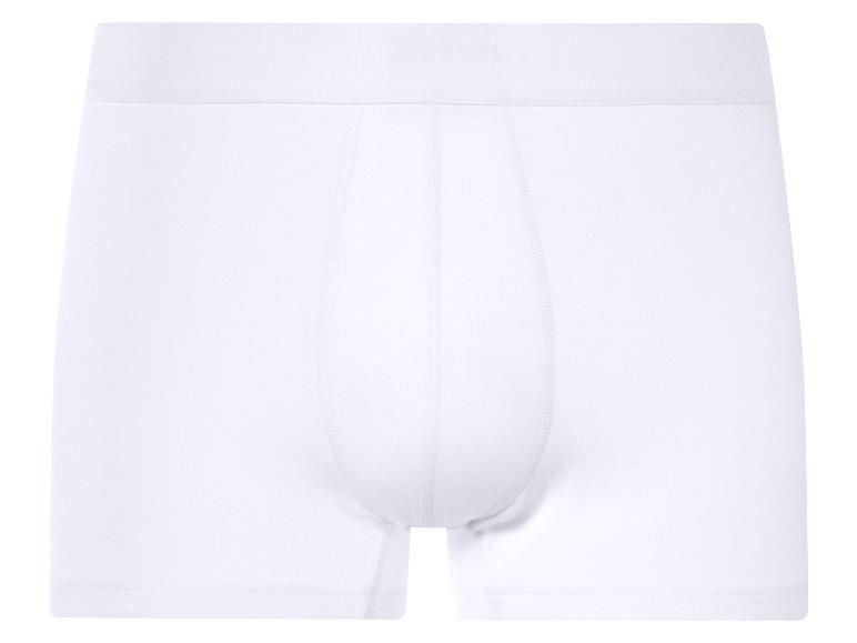 Witte onderbroek met een elastische tailleband.