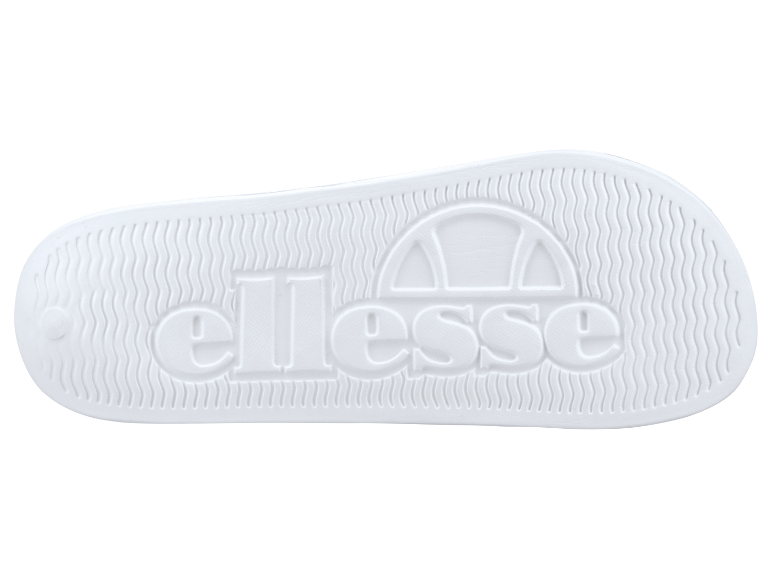 Witte Ellesse slippers, zool.