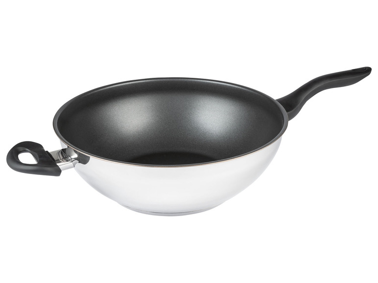 Ga naar volledige schermweergave: ERNESTO® RVS wok of wokpan Ø32 cm - afbeelding 7