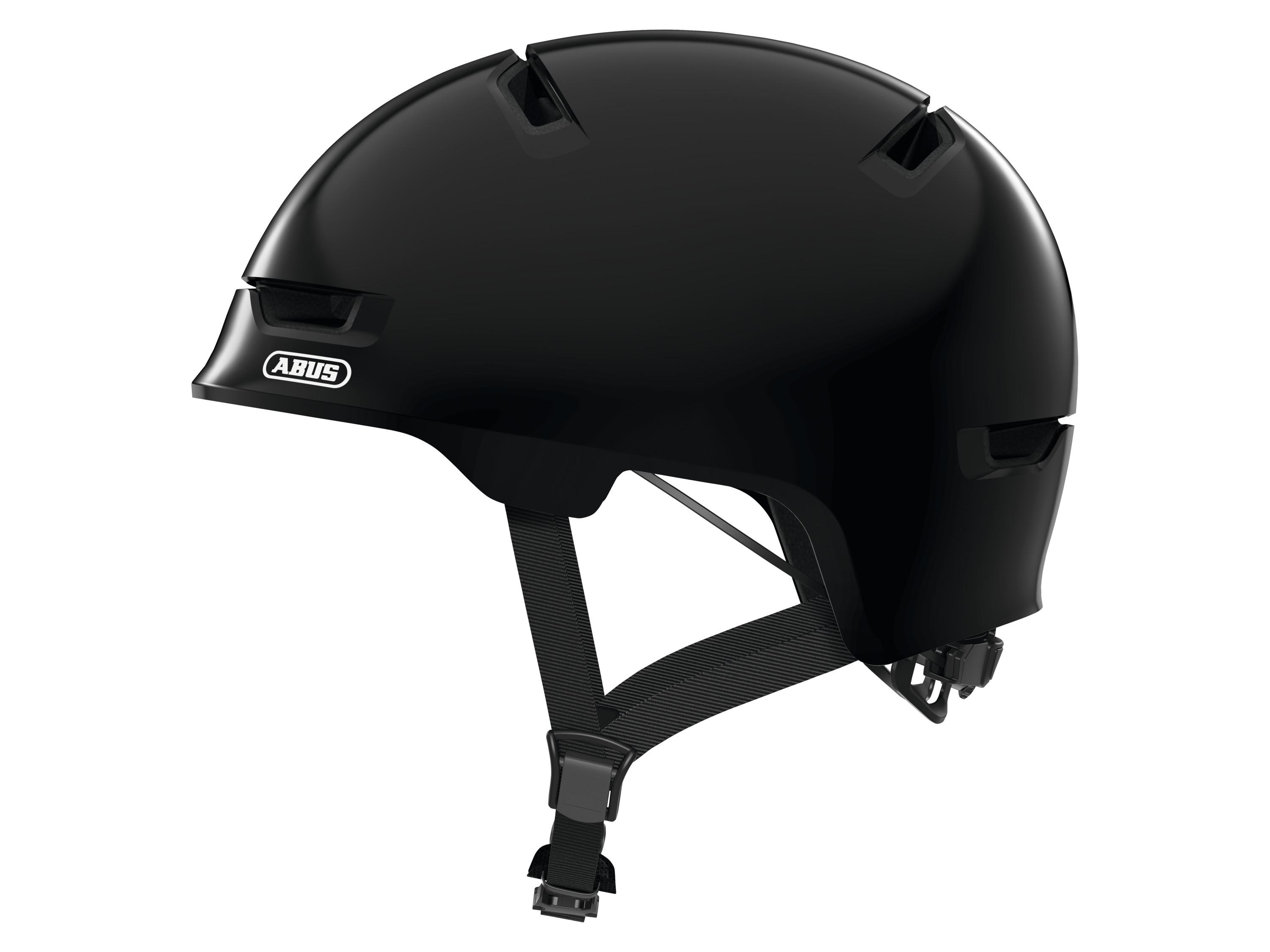 ABUS Fietshelm Youth (Zwart, M)