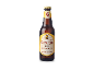 Een fles blond kloosterbier.