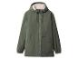 Groene parka met capuchon en teddy voering