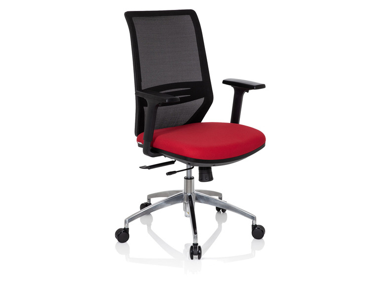 hjh OFFICE Bureaustoel-draaistoel PROFONDO (stoel, Zwart-rood)