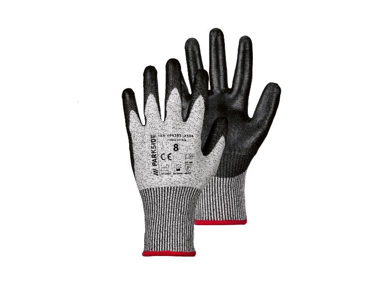 PARKSIDE werkhandschoenen, zwart en grijs, maat 8