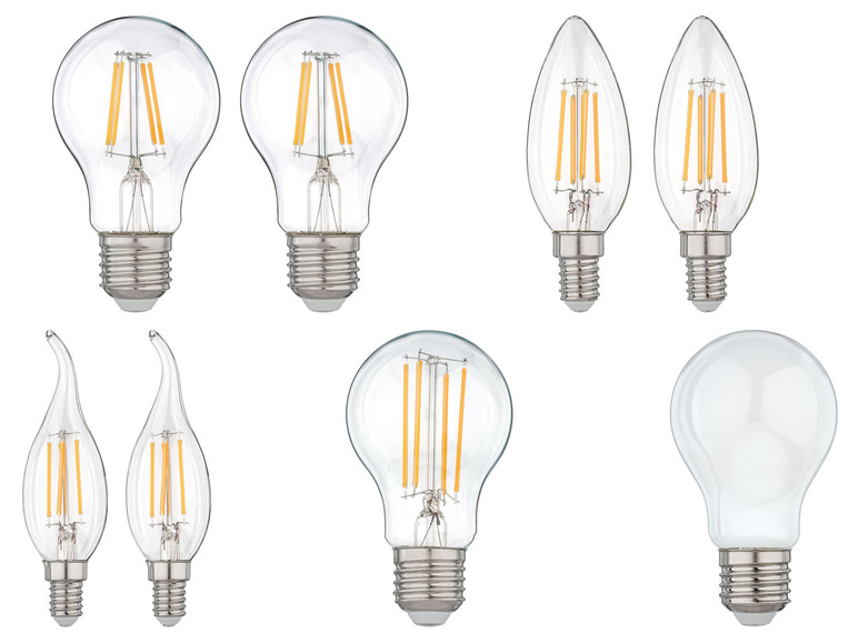 Ga naar volledige schermweergave: LIVARNO home LED-Filamentlampen - afbeelding 1