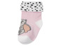 Roze babysokken met Dumbo print en witte stippen