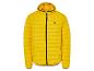 Gele Le Grand Polo pufferjas met capuchon.