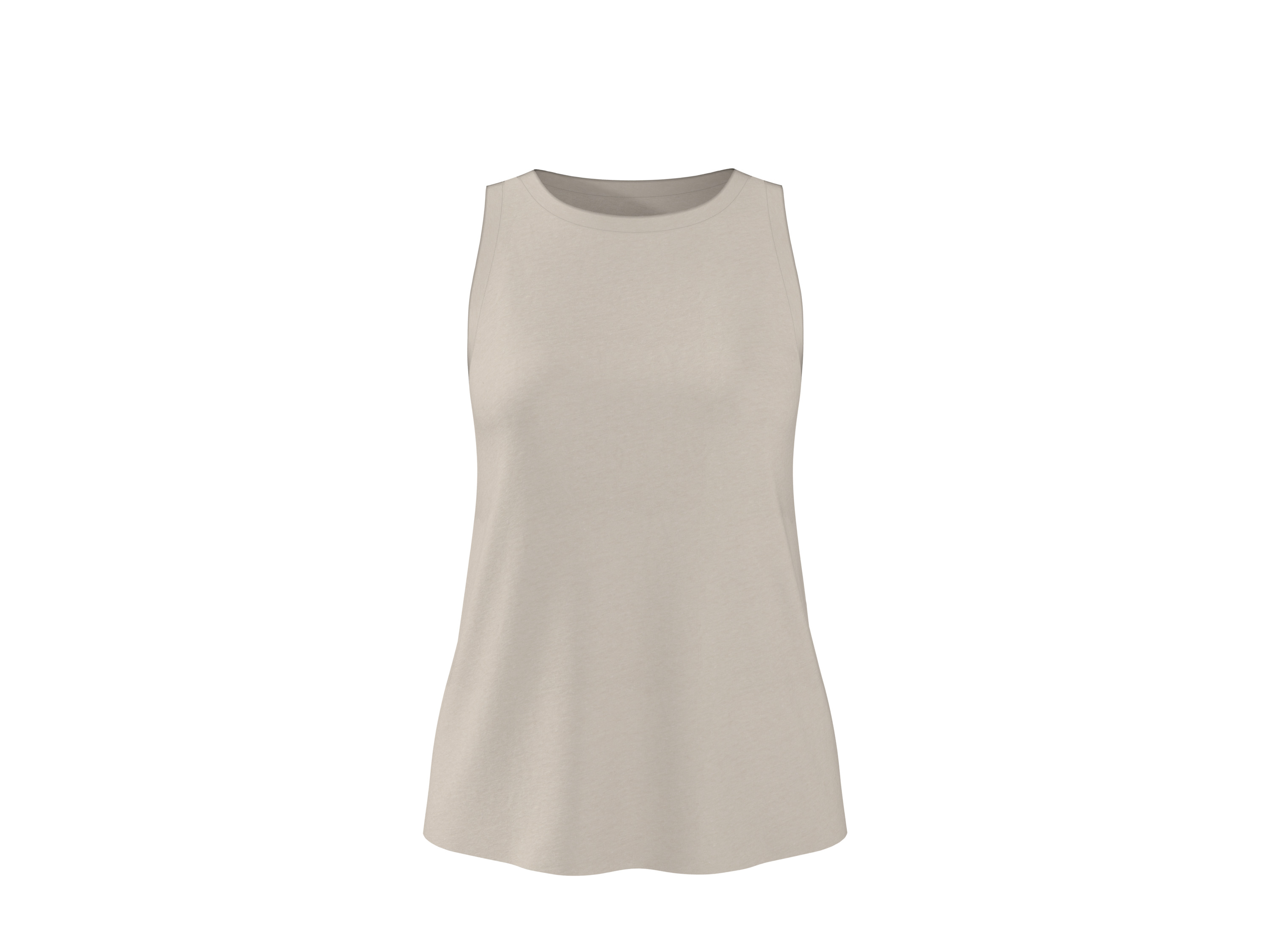 ESMARA Dames top met linnen (Beige, M (40/42))