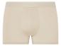 Beige boxershorts van zachte stof.