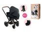Cybex Corolle kinderwagen 3 in 1: wieg, zitje en autostoel.